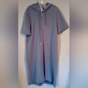 Guage & Cable Cover Up Women’s Hoodie Lounger CORAL Dress Size S